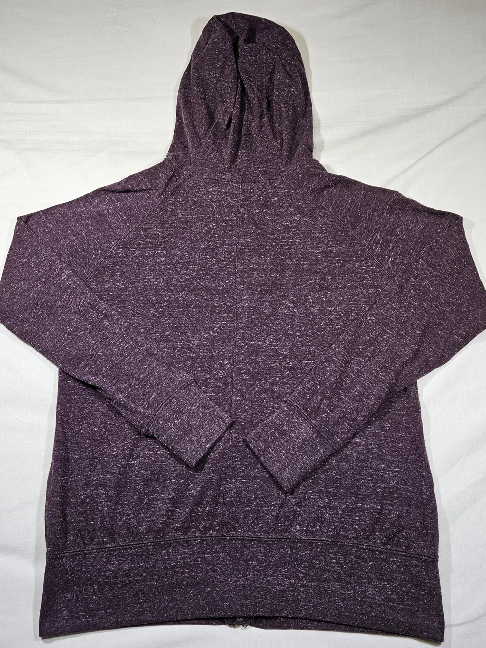 Nike Gym Vintage Just Do It Women's Lightweight Full Zip Hoodie Medium Purple
